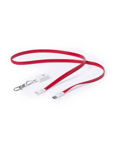 Cable USB personalizado tipo C, mosquetón,...