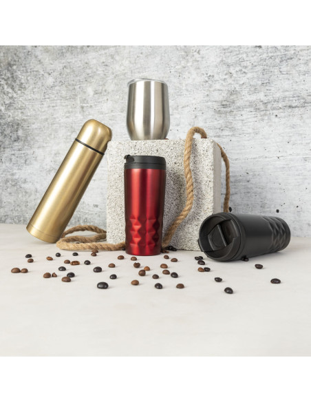 Vaso térmico personalizable 310ml, Acero Inox, tapa de seguridad