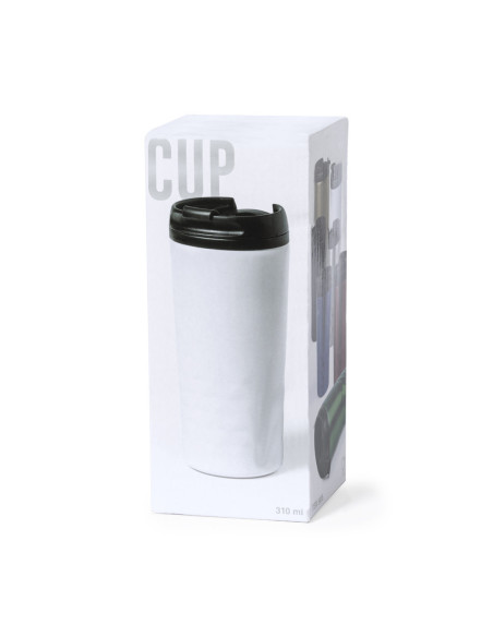 Vaso térmico personalizable 310ml, Acero Inox, tapa de seguridad