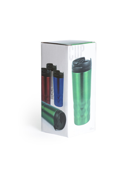 Vaso térmico personalizable 310ml, Acero Inox, tapa de seguridad