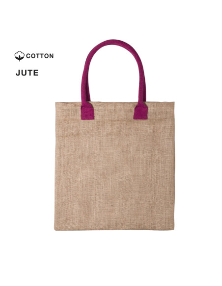 Bolsa Personalizada de Yute con Asas Algodón, Resistente hasta 9kg