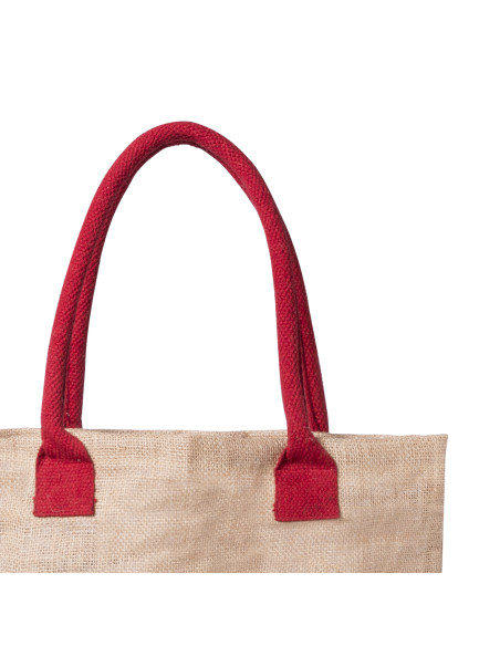 Bolsa Personalizada de Yute con Asas Algodón, Resistente hasta 9kg