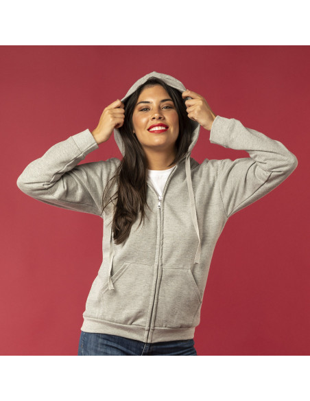 Sudadera personalizada Adulto, 80% algodón + 20% poliéster 280g/m²