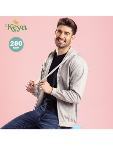 Sudadera personalizada Adulto, 80% algodón +...