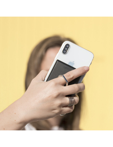 Power bank personalizada 2000 mAh, ventosas, soporte.