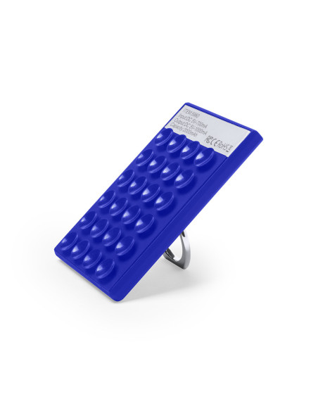 Power bank personalizada 2000 mAh, ventosas, soporte.