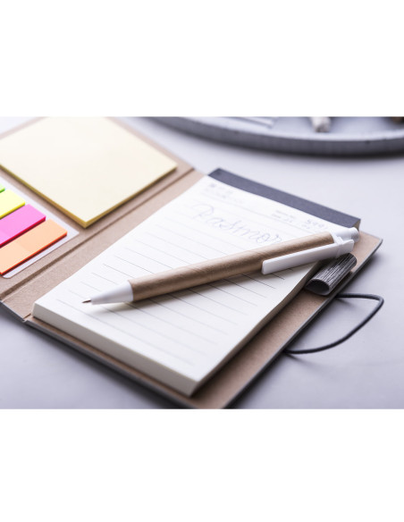Bloc de Notas Personalizable en Polipiel símil Madera