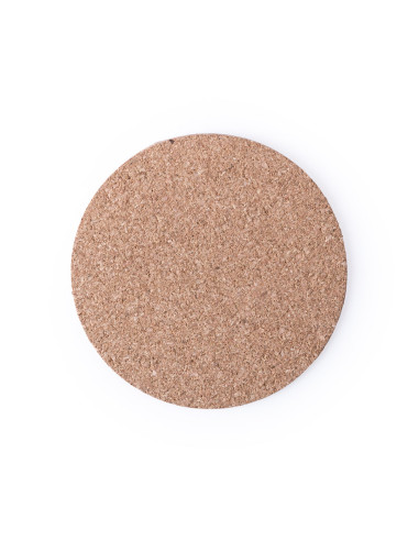 Posavasos ECO personalizado en corcho natural.