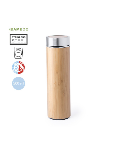 Termo Personalizado ECO 500ml Cuerpo de Bambú