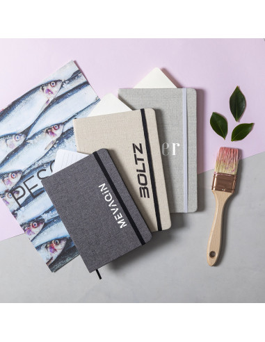 Bloc de Notas Personalizable con tapas de Algodón