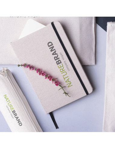 Bloc de Notas Personalizable con tapas de Algodón