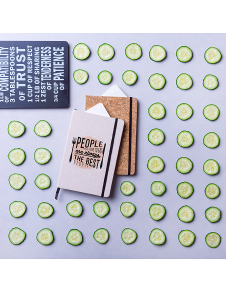 Bloc de Notas Personalizable con tapas de Algodón