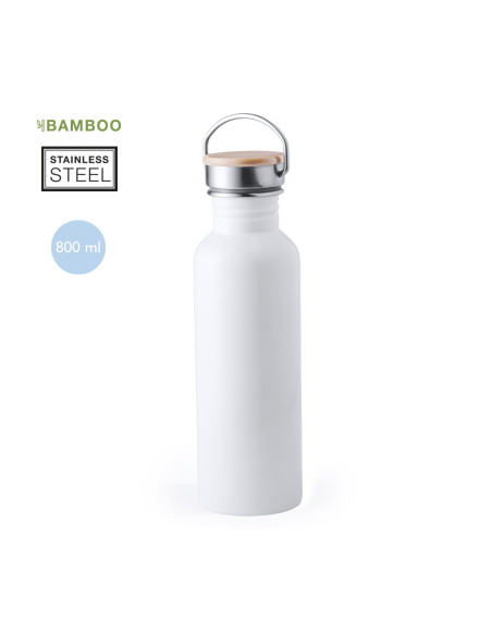 Bidón Retro Personalizado 800ml Acero Inox.