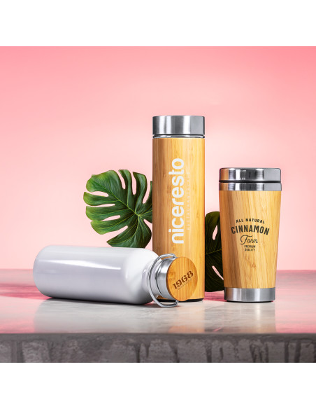 Bidón Retro Personalizado 800ml Acero Inox.