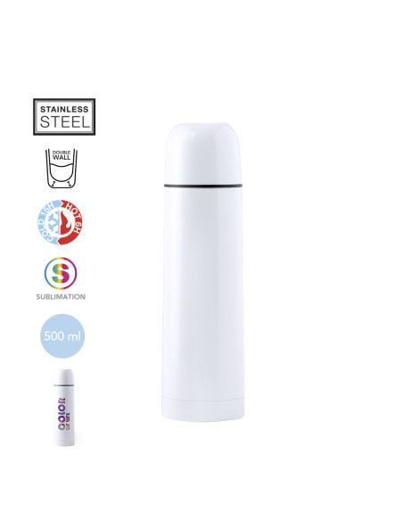 Termo Personalizado de 500ml en Acero Inoxidable