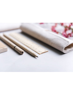 Estuche ECO personalizado con 5 piezas ecológicas en Yute... 2