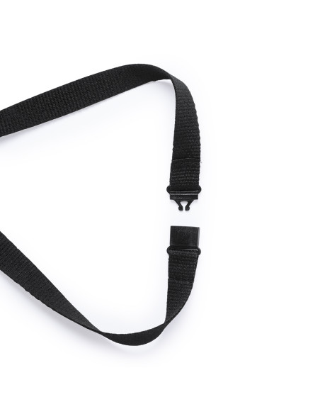 Lanyard en poliéster personalizado y accesorio retráctil.