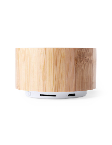 Altavoz ECO personalizado Bluetooth® 3W, bambú, FM.