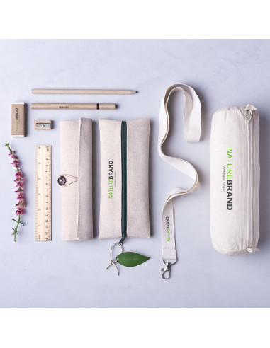 Lanyard ECO personalizado en algodón con...