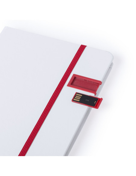 Bloc de notas personalizado con memoria USB de 16GB