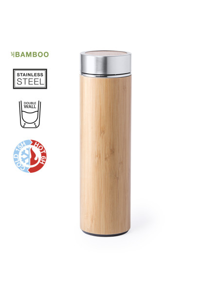 Termo Personalizado ECO 500ml Cuerpo de Bambú
