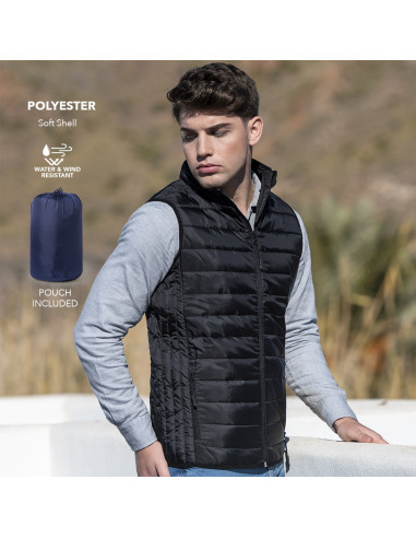 Chaleco con logo para empresa, ligero, Tallas...