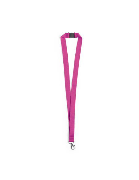 Lanyard en resistente poliéster personalizado, mosquetón y seguridad