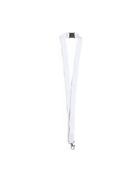 Lanyard en resistente poliéster personalizado, mosquetón y seguridad
