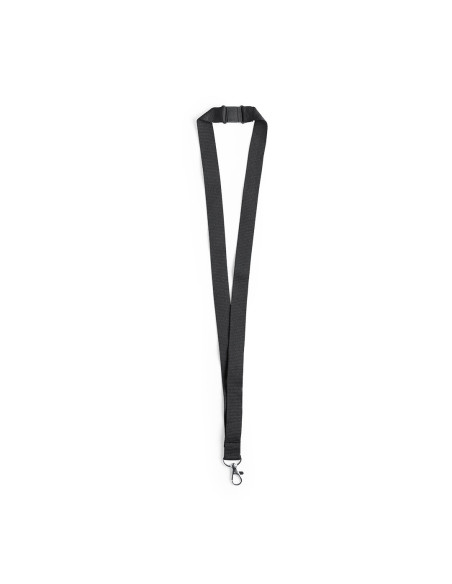 Lanyard en resistente poliéster personalizado, mosquetón y seguridad