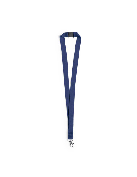 Lanyard en resistente poliéster personalizado, mosquetón y seguridad