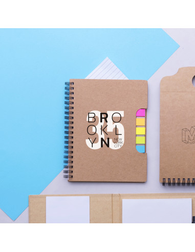 Libreta Publicitaria de Anillas con tapas de...