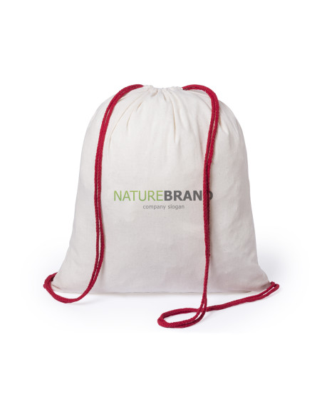 Mochila Publicitaria de cuerdas ECO en Algodón 100% 120g/m2.