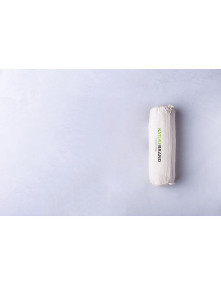 Estuches personalizados ECO en algodón con cremallera y asas.