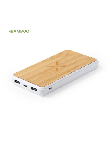 Power bank personalizado ECO en Bambú 8000 mAh,...