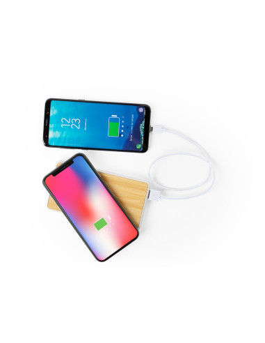 Power bank personalizado ECO en Bambú 8000 mAh,...