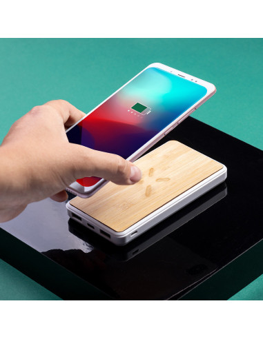 Power bank personalizado ECO en Bambú 8000 mAh,...