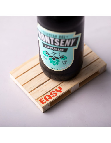 Posavasos Ecológico personalizado, madera natural.