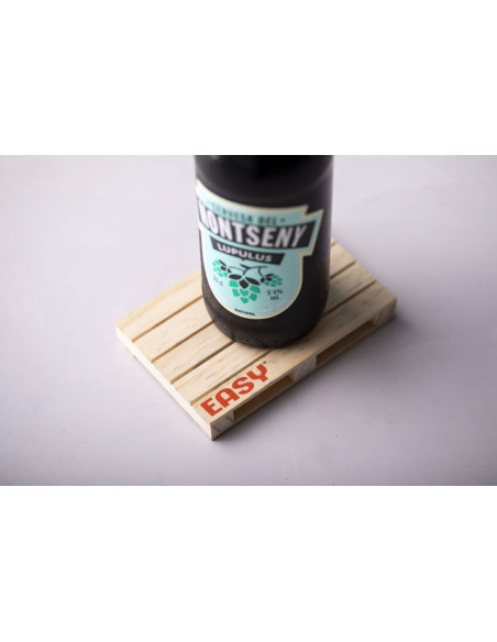 Posavasos Ecológico personalizado, madera natural.