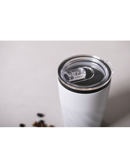 Vaso termo personalizado, Acero Inox, 350ml, tapón transparente.