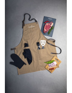 Delantal pro Algodón Personalizado con múltiples bolsillos 2