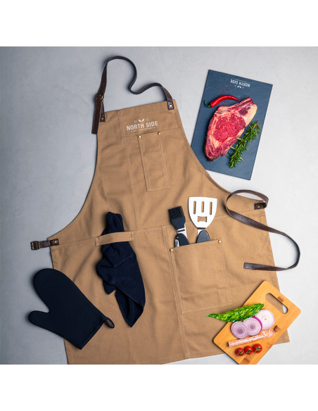 Delantal pro Algodón Personalizado con múltiples bolsillos