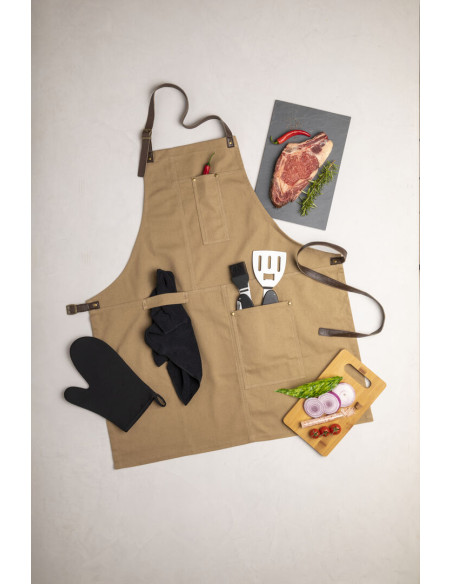 Delantal pro Algodón Personalizado con múltiples bolsillos