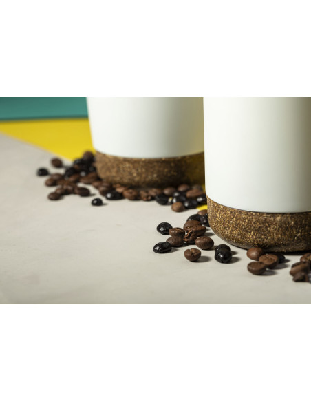 Vaso Termo Acero Inox personalizado, 350ml, tapón transparente.