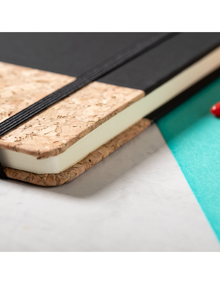 Bloc de Notas Ecológico Personalizado, Corcho Natural y Polipiel