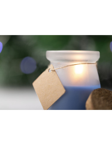 Vela bautizo personalizada en tarrito de...