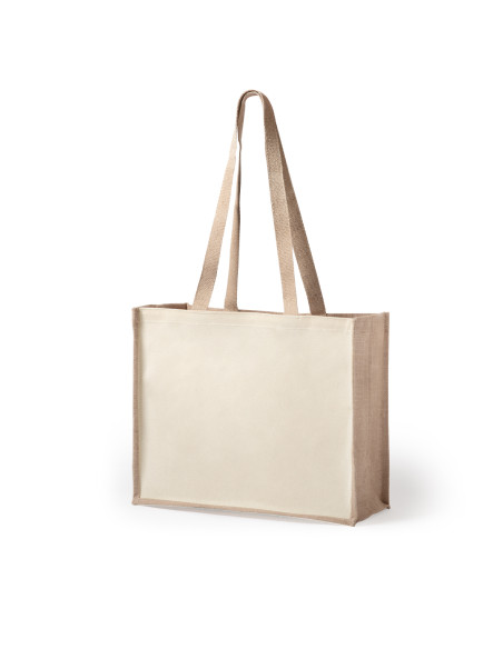 Bolsa Personalizada ECO, Yute laminado y Algodón laminado.