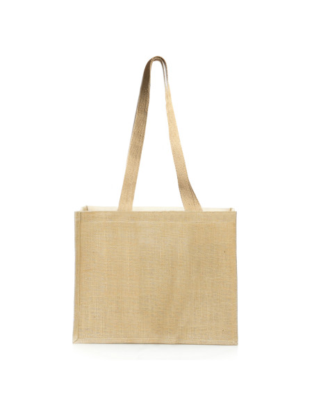 Bolsa Personalizada ECO, Yute laminado y Algodón laminado.