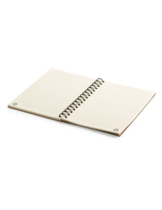 Libreta personalizada ecológica de anillas. Cartón Reciclado 2