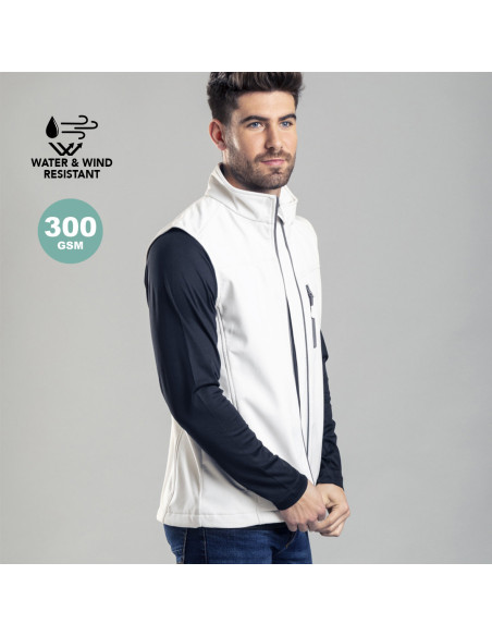Chaleco publicitario, impermeable y transpirable, bicolor, S-XXL.