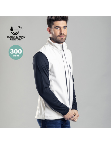 Chaleco publicitario, impermeable y transpirable, bicolor, S-XXL.